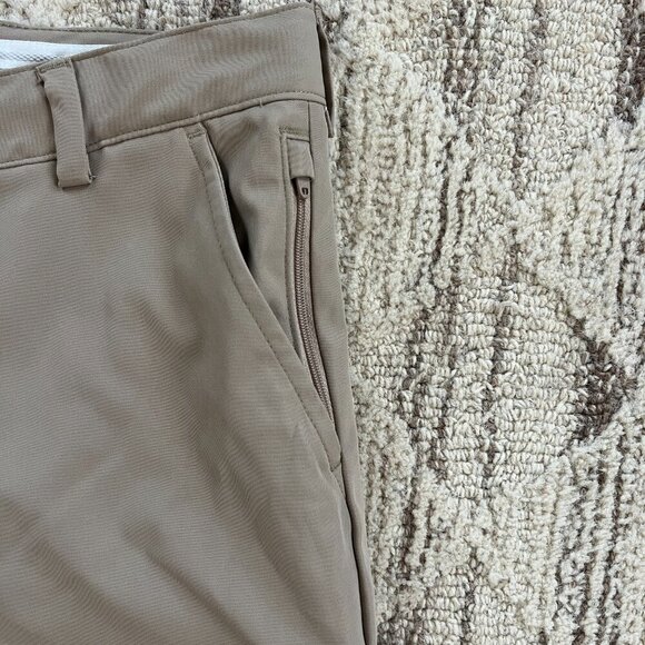 NWOT - Lands End 14H Husky Active Performance Boys Chino Pants - Khaki - Picture 5 of 8